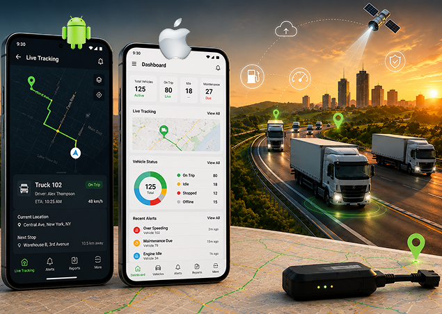 Android and iOS Fleet App Development