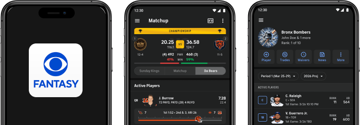 CBS Sports App Clone