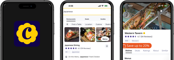 Chope App Clone