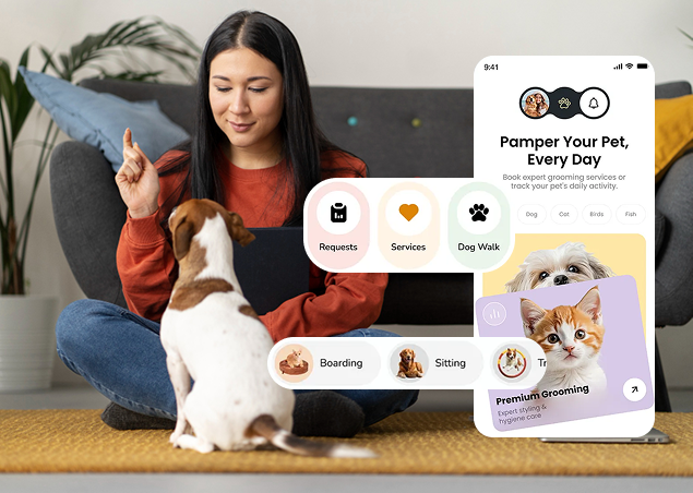Custom Pet Grooming App Development