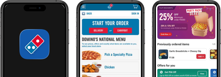 Domino's App Clone