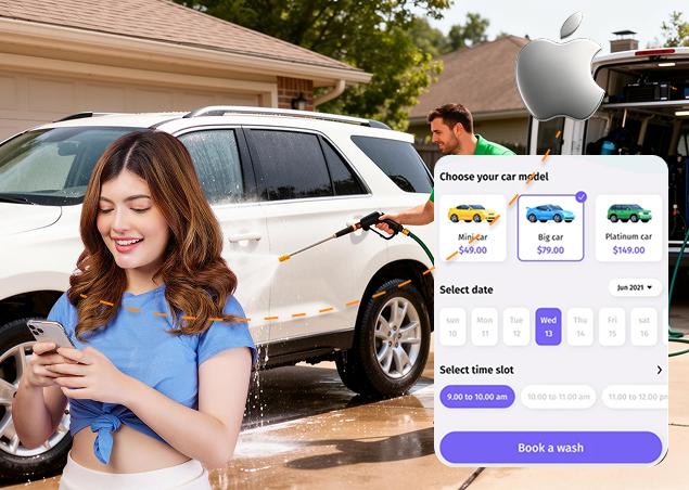 iOS Car Wash App Development