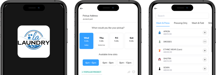 LaLaLaundry App Clone