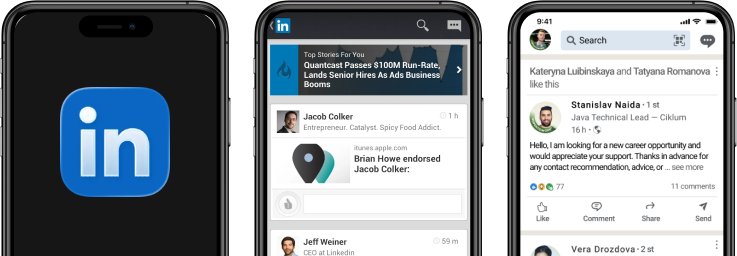 LinkedIn Clone App Development
