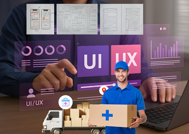 Medicine Delivery App UI/UX Design Services