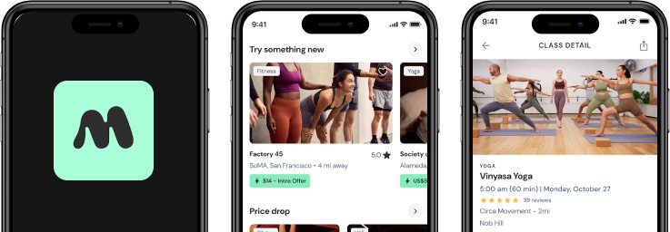 Mindbody App Clone
