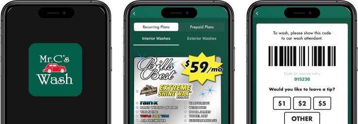 Mr. C’s Car Wash App Clone