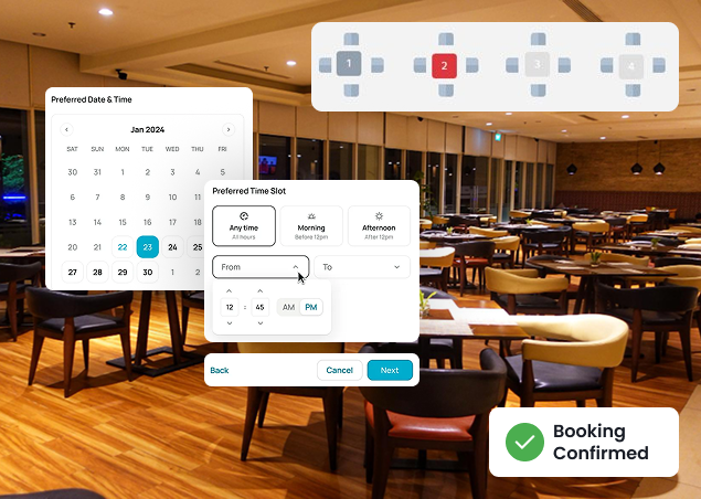 Restaurant Table Booking App Development