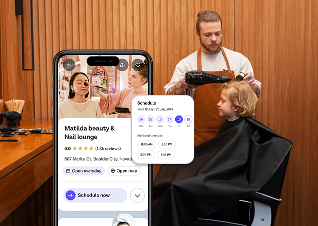 Salon Booking App Development