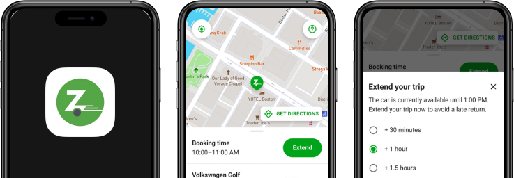 Zipcar App Clone