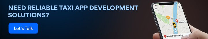 Taxi Booking App Development Cost