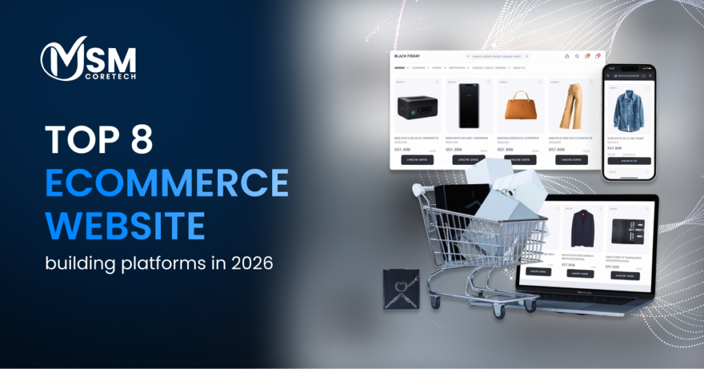 Top 8 eCommerce website building platforms in 2026