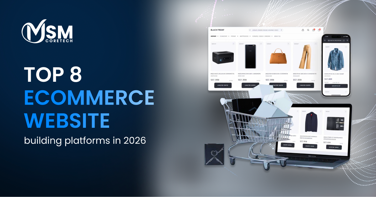 Top 8 eCommerce website building platforms in 2026