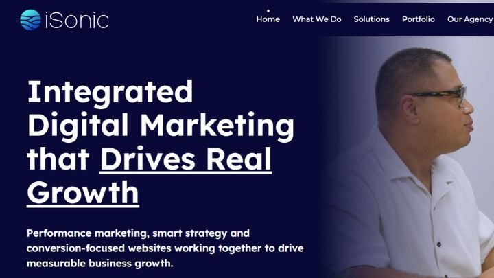 iSonic Website Design