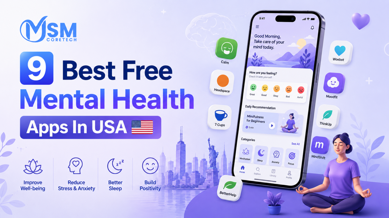 9 Best Free Mental Health Apps In USA