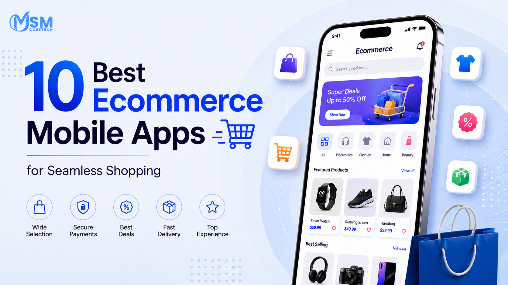 10 Best Ecommerce Mobile Apps for Seamless Shopping in 2026 