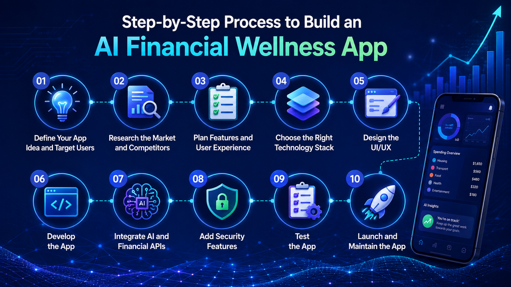 Step-by-Step Process to Build an AI Financial Wellness App