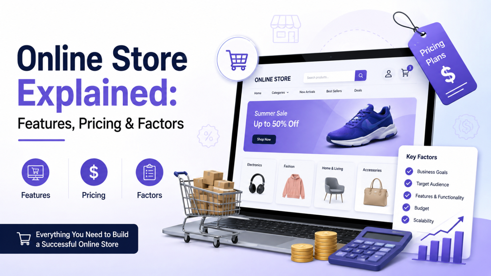 Online Store Explained: Features, Pricing & Factors