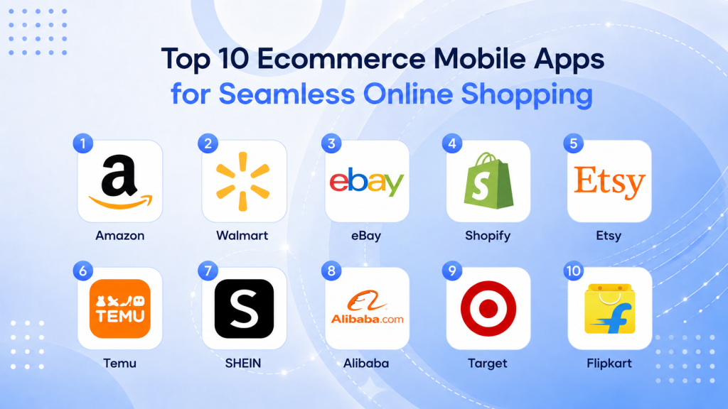 Top 10 Ecommerce Mobile Apps for Seamless Online Shopping